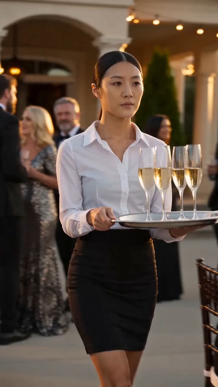 They Threw a Waitress Into a Pool at a Luxury Party