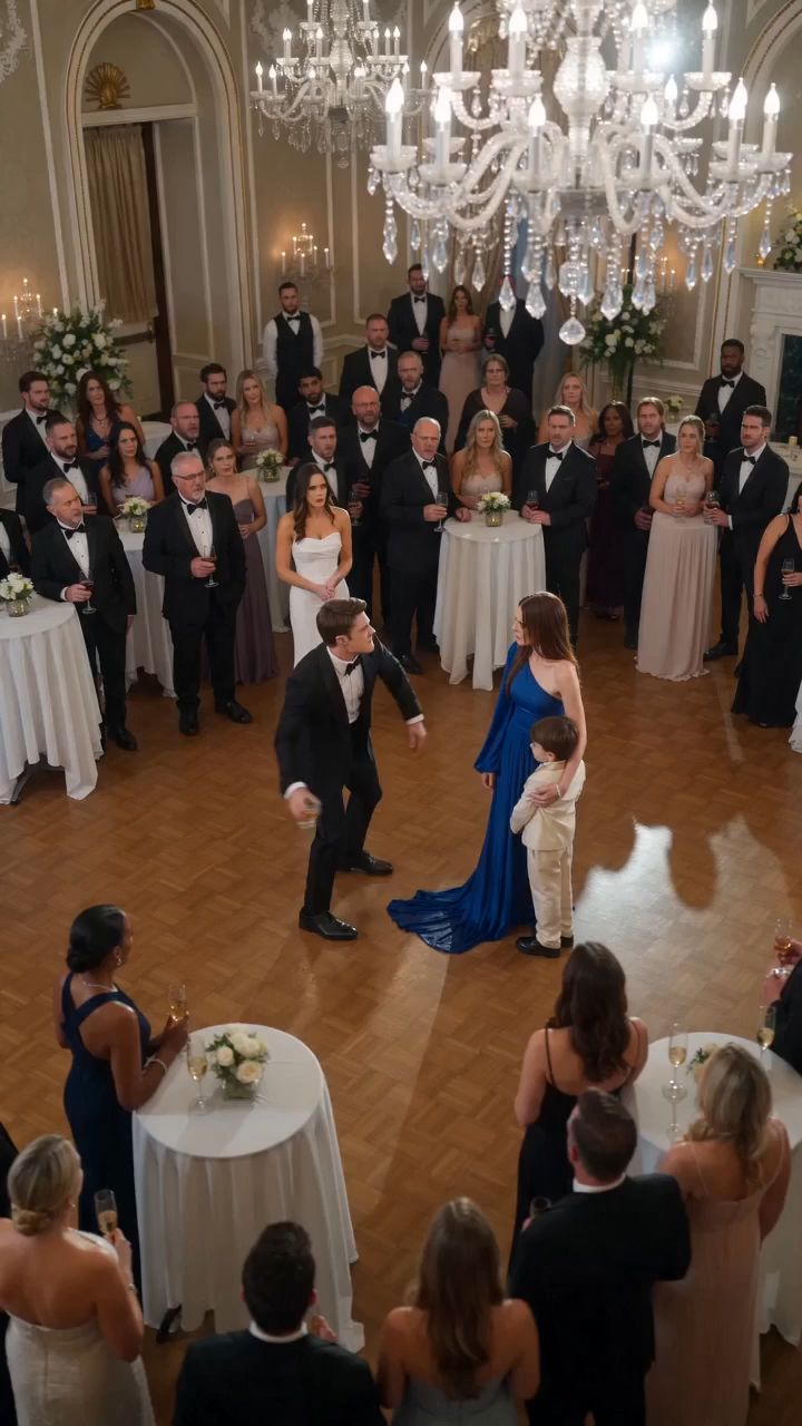 A Child’s Gold Crest Exposed the Groom’s Biggest Secret in Front of His Wedding Guests