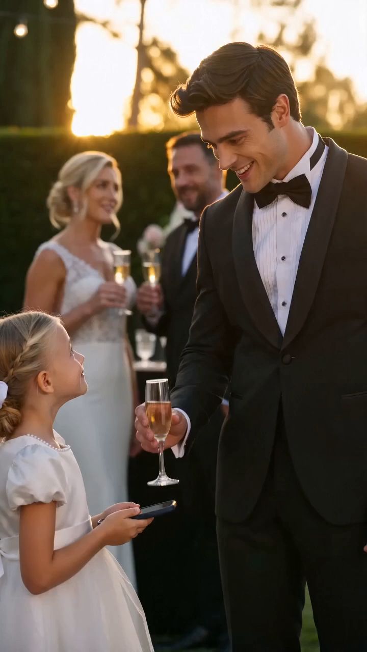 The Little Girl’s Phone Exposed a Secret That Destroyed a Wedding